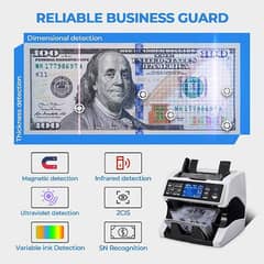 Cash Counting Machine, 100% fake note detection, International Brand