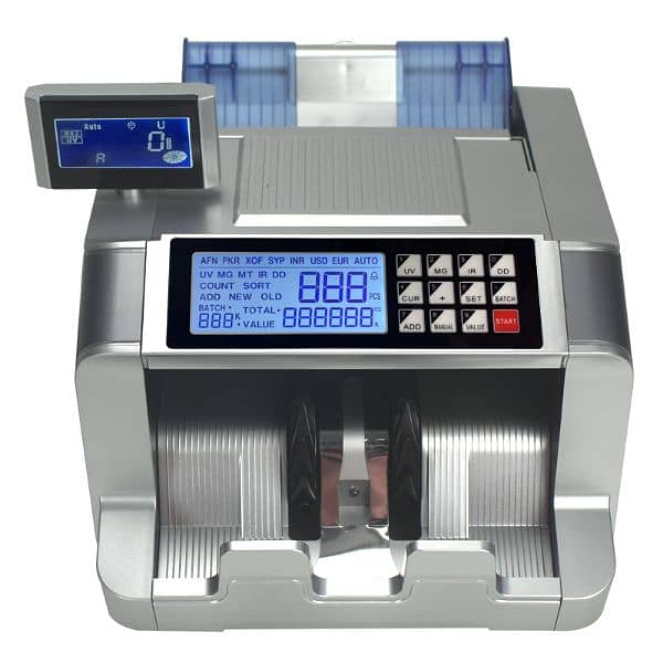 Cash Counting Machine, 100% fake note detection, International Brand 19