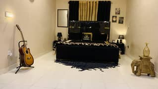 Bedroom Set Black Velvet