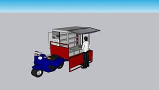 Shawarma Platform for Loader 6feet By 4feet