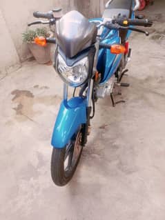 beautiful blue  colour 600km used lush bike