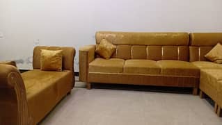 l shaped sofa with dewan