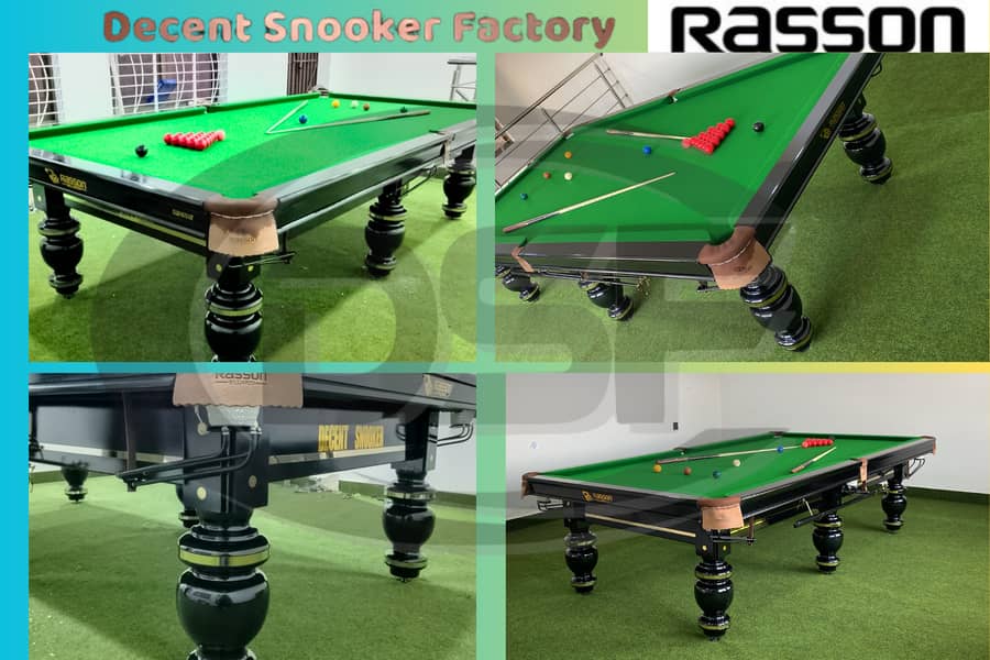 Rasson | Billiard & Snooker Table | Pool Table  Decent Snooker Factory 3