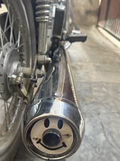 125 chrome sound silencer new condition