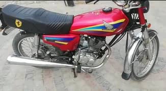 Honda 125 CG bike  for sale all docu  my WhatsApp umber  03343078574