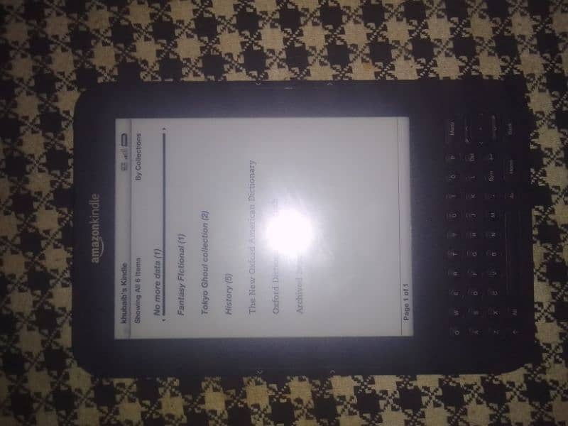 Amazon kindle keyboard 3 e reader 2