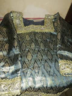 Organza embroidered lehnga 3 pieces Dopata kameez