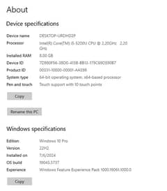 DELL i5 5th Generation Laptop (Touch Screen)