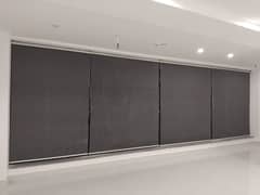 Roller blinds, glass paper, tinted glass paper, wallpaper, het cover