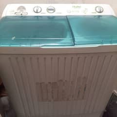 haier double washing machine