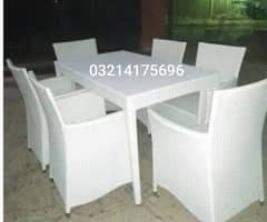 OUTDOOR GARDEN RATTAN UPVC UMBRELLA FURNITURE SOFA SET CHAIRS TABLE