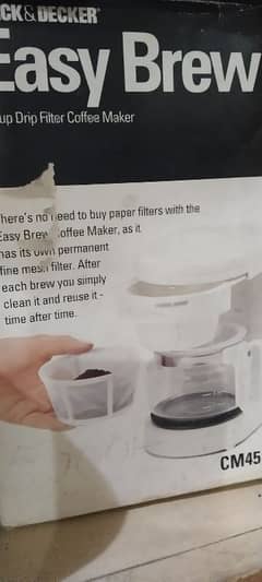 black and decker coffee maker