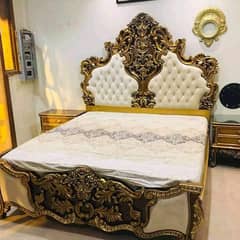 Branded Double Bed/Single Bed Side Table/Dressing/King size Bed