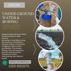 Drilling services | Underground water boring services | Earth boring