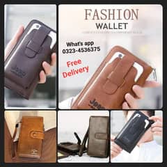 Leather Wallet l Unisex l Free Delivery l 0323-4536375