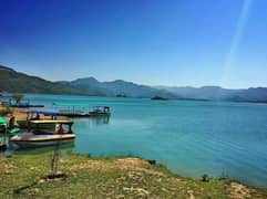 Lake Facing View 8 Marla Commercial Plot Available For Sale in Lake Shore City Islamabad ( Khan Pur Dam)