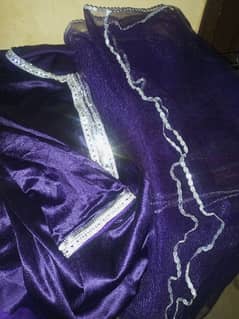 velvet dress stiched 3 pieces