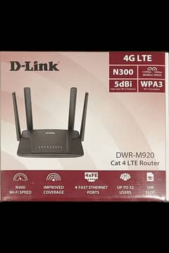 D-LINK 4G LTE ROUTER PTA APPROVED