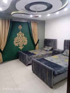 Bahria Town Phase 8 Upper Portion Luxury Fully Furnished 9 Marla Corner House Separate Interest With Gas Installed Park Face For Rent Available