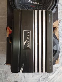 Amplifier+ woofer & Speakers