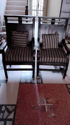 2 chairs and dressing for sale