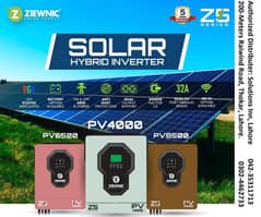 Ziewnic SOLAR HYBRID INVERTER 3.2KVA 6G PV4000– 5Years Warranty