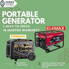 Portable Petrol Generator 2.5 KVA
