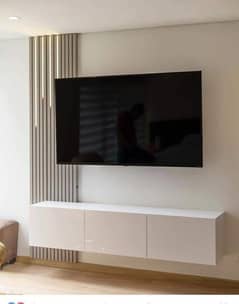 Media Wall Tv Rack & Tv unit Pertishion work
