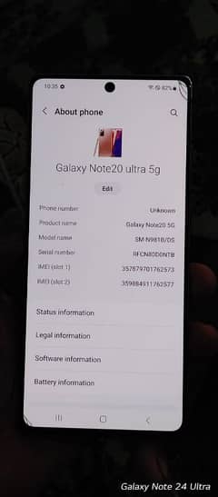 samsung Note 20 5g Dual Sims{ 12gb 256gb}