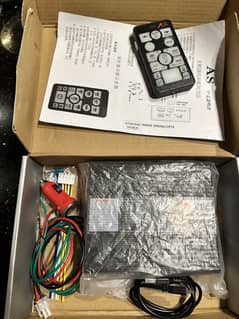 AS Police siren wireless with mic black remote