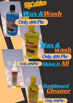 Wax and wash available for sale