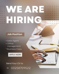 Urgent staff required for office work and online work.