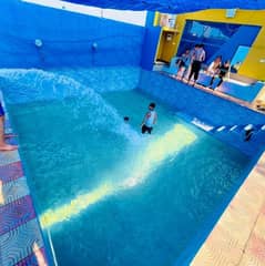 season in family swimming pool in multan