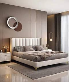 Bed / bed set / king size bed / double bed / poshish bed /side tables