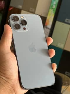 Iphone 13 pro max 128 gb dual sim pta approved 10/10 B. H 92