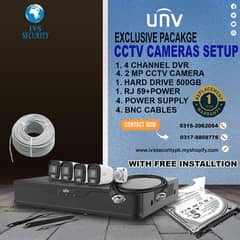 CCTV | Security Camera | CCTV Cameras installation HD Quality UNV