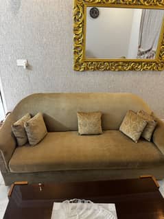 Sofa set with centre table