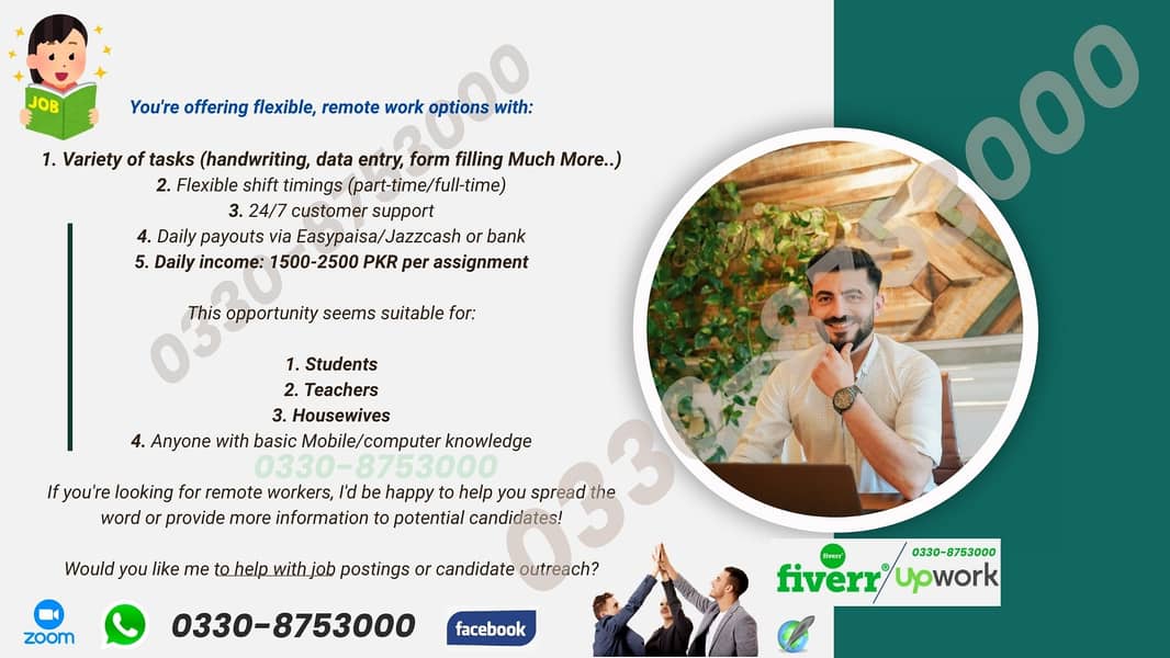 Assignment writing work Part Time/Full Time Daily payments 0
