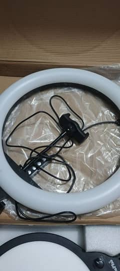 Deel 1 ring light 1 studio double mic 2 stand