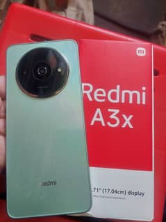 Redmi A3x 3/64 complete box month warranty Lush condition like new