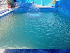 season in family swimming pool in multan