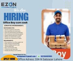 office boy Cum Cook