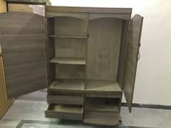 Two Wooden Cabinets, Cupboards - Almari