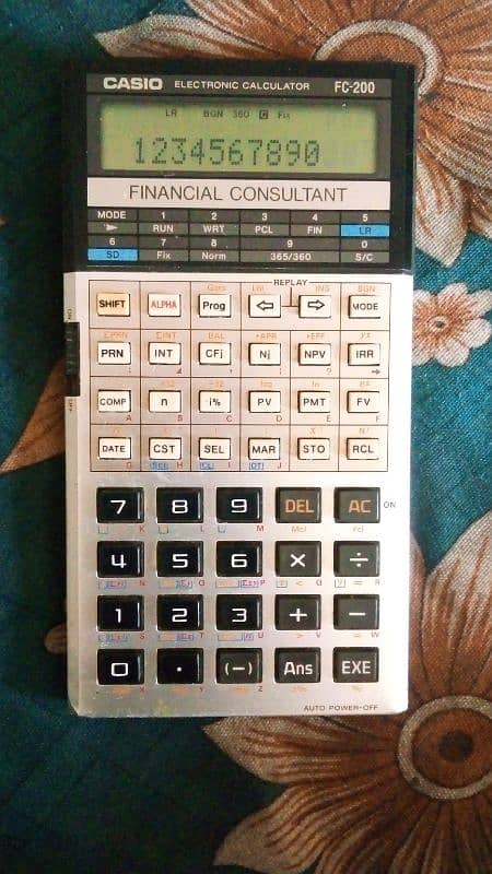 Texas 30XB-hp 17B2 plus-hp10B2 plus-casio FC200V-hp12C-Sharp-ti 84plus 10