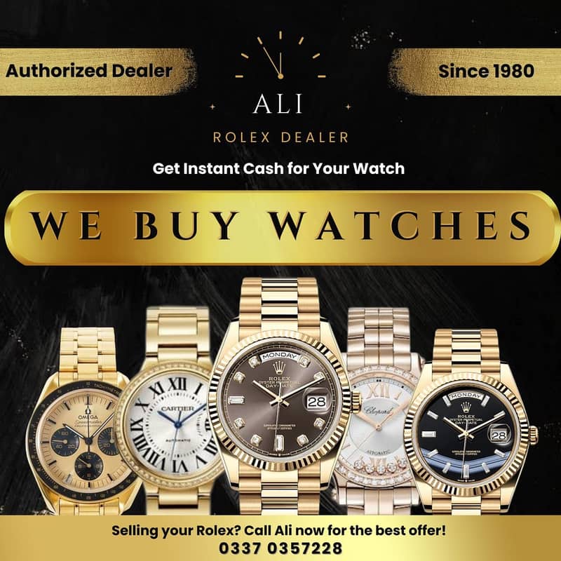 ROLEX WATCH BUYER | IWC Cartier Omega Hublot Tudor Chopard Rado Tag 0