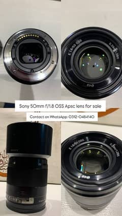 Sony 50mm f/1.8 E-Mount APSC Lens | With Box | Rs. 55,000