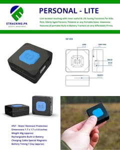 Live Location Tracking device for Kids and Pets.
