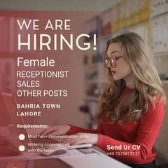 Female Staff Required For Company