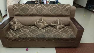 bed dressing with mattress 5 seater sofa with center table