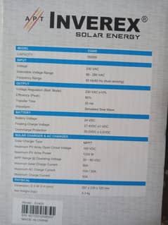 Inverex XTRON X2400 1.6KW Inverter With 1200W PV with 1year warranty